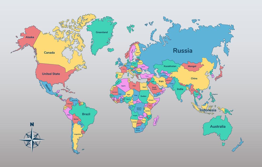 World map placeholder highlighting global student reach